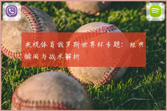 央视体育俄罗斯世界杯专题：经典瞬间与战术解析